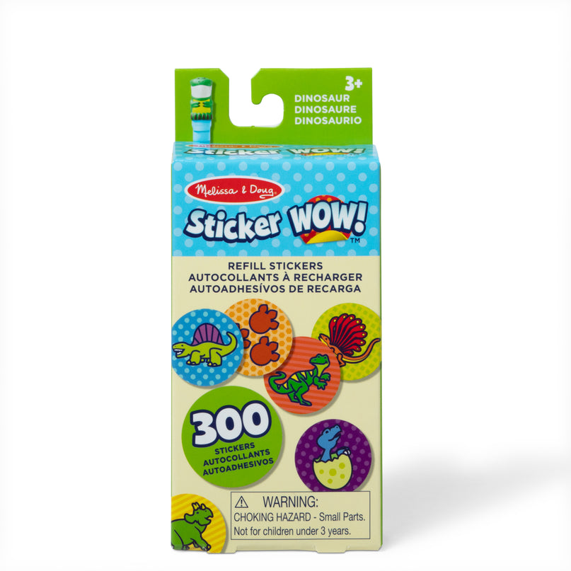 MELISSA & DOUG Sticker Wow! täite kleebised Dinosaurus