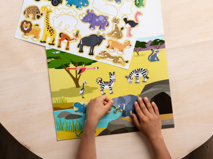 MELISSA &amp; DOUG korduvkasutatavad kleebised Elupaigad