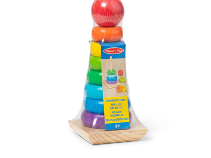 MELISSA & DOUG mängukomplekt Vikerkaare virnastaja