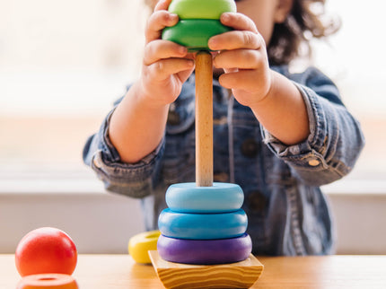 MELISSA & DOUG mängukomplekt Vikerkaare virnastaja