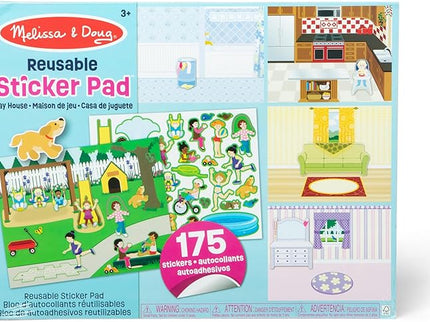 MELISSA & DOUG korduvkasutatavad kleebised Kodu