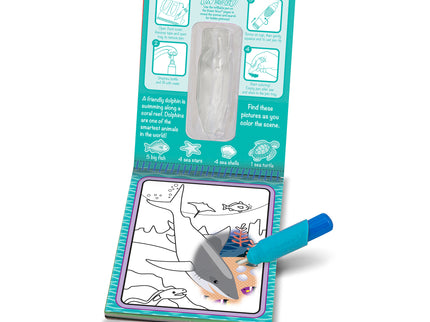 MELISSA &amp; DOUG Vesi Vau! joonistamine veega Veealune maailm