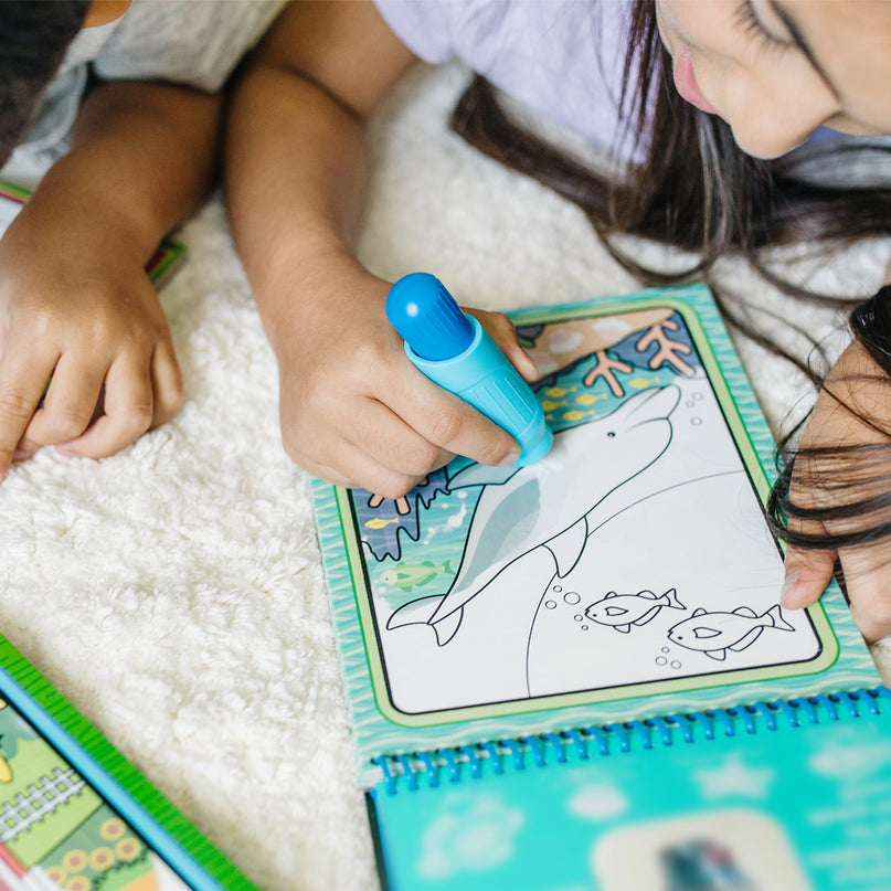 MELISSA &amp; DOUG Vesi Vau! joonistamine veega Veealune maailm