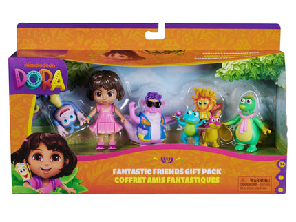 DORA THE EXPLORER mängukomplekt Dora figuuride kinkepakk