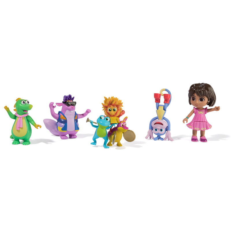 DORA THE EXPLORER mängukomplekt Dora figuuride kinkepakk