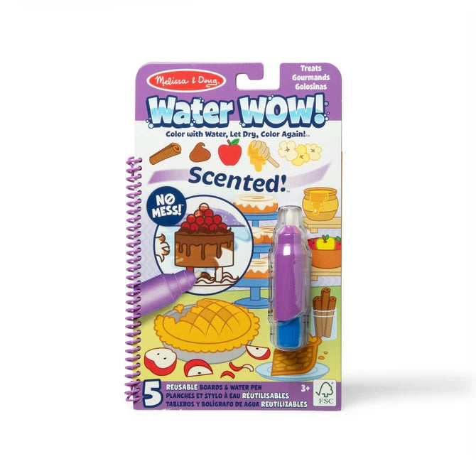 MELISSA & DOUG Water Wow! lõhnastatud joonistamine veega Maiustused