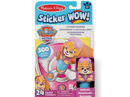 MELISSA & DOUG Sticker WOW! tegevuskomplekt Skye Paw Patrol