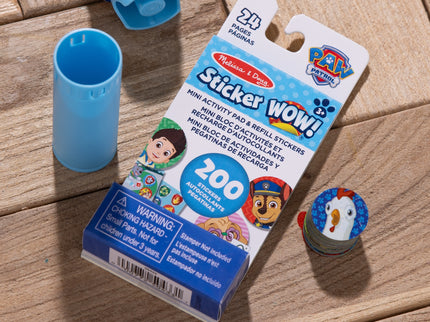 MELISSA & DOUG Sticker WOW! kleepsudega täitepakk  Paw Patrol