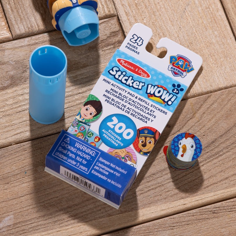 MELISSA & DOUG Sticker WOW! kleepsudega täitepakk  Paw Patrol