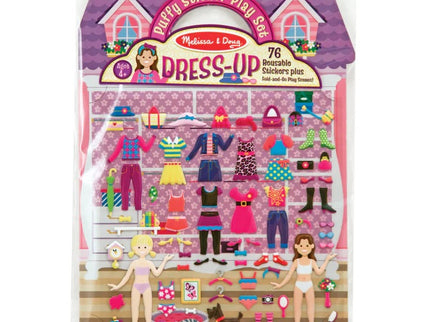 MELISSA & DOUG taaskasutatavad pehmed kleebised Riietumine