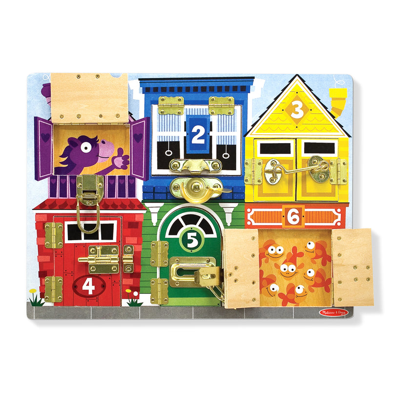 MELISSA & DOUG mängukomplekt Lukkude tahvel