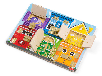 MELISSA & DOUG mängukomplekt Lukkude tahvel