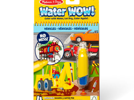 MELISSA & DOUG Water Wow! joonistamine veega Sõidukid