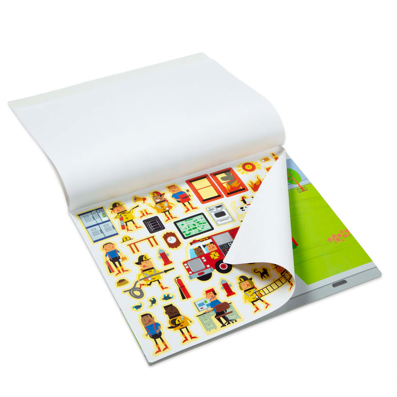 MELISSA & DOUG taaskasutatavad pehmed kleebised Minu linn