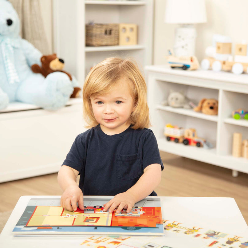 MELISSA & DOUG taaskasutatavad pehmed kleebised Minu linn