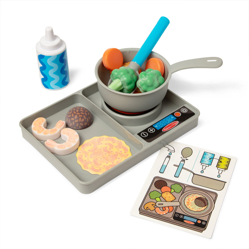 MELISSA & DOUG Water WOW! mängukomplekt Toidu valmistamine
