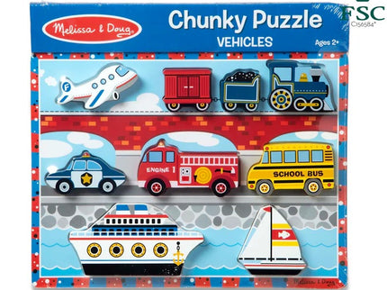MELISSA & DOUG Minu esimene pusle Sõidukid