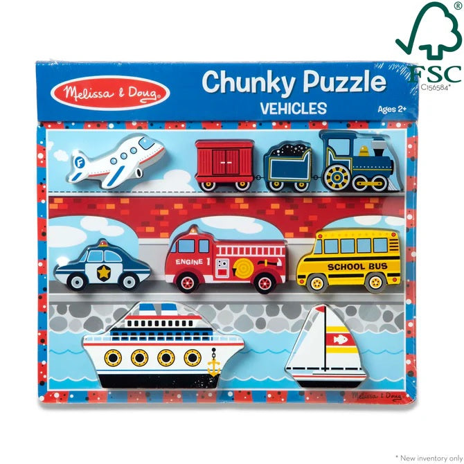 MELISSA & DOUG Minu esimene pusle Sõidukid
