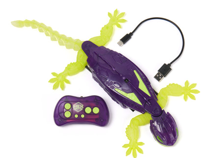 HEX BOTS interaktiivne mänguasi seinal roniv Gecko pimedas helendav