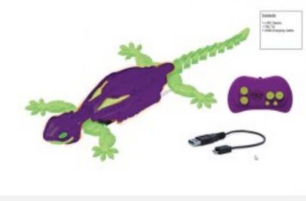 HEX BOTS interaktiivne mänguasi seinal roniv Gecko pimedas helendav