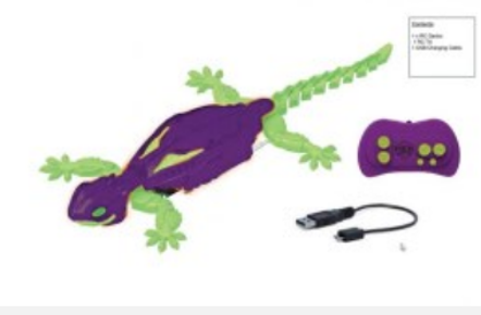 HEX BOTS interaktiivne mänguasi seinal roniv Gecko pimedas helendav