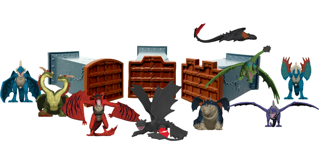 DRAGONS pimepakk Mini Arena Dragons