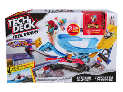 TECH DECK Free Riders Extreme näpurula mängukomplekt