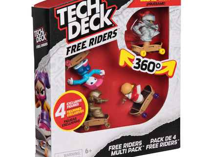 TECH DECK näpurula Free Riders Multipakk