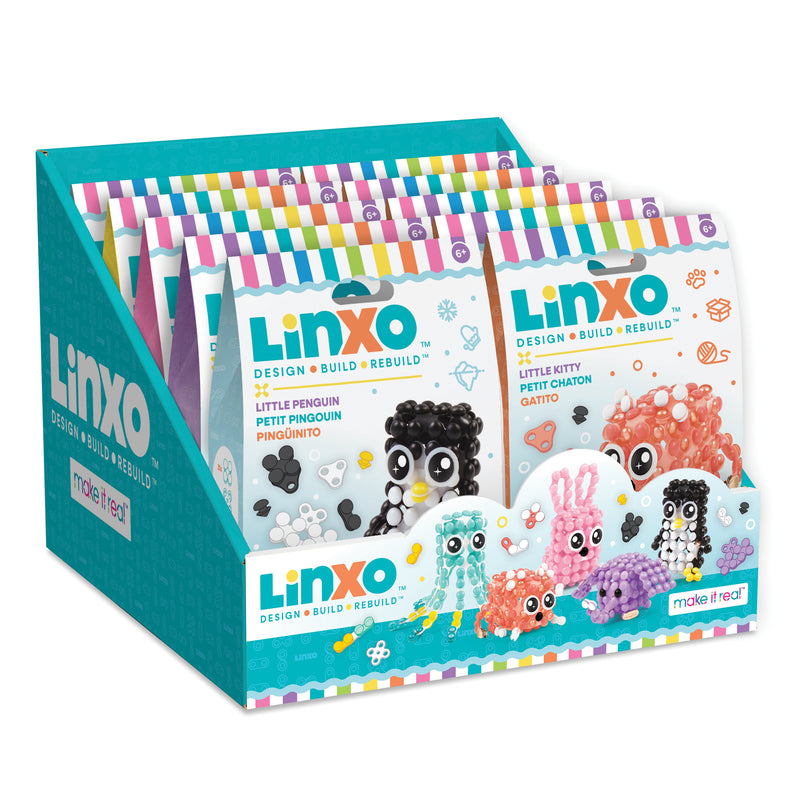 MAKE IT REAL LinXo Käsitoo komplekt Väike 3D tegelane