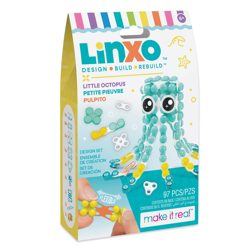 MAKE IT REAL LinXo Käsitoo komplekt Väike 3D tegelane