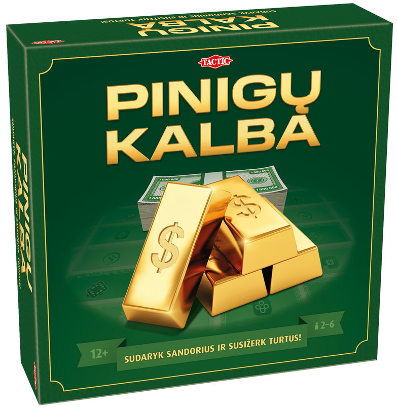 TACTIC Boardgame Money Talks (in Lithuanian lang.)