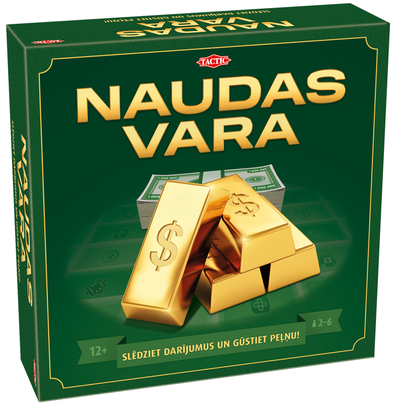 TACTIC Boardgame Money Talks In Latvian lang.