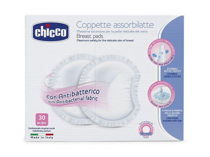 CHICCO Antibakteriaalsed rinnapadjad, 30 tk