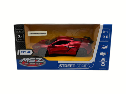 MSZ metallist mudelauto Chevrolet Corvette C8 Z06 2024, skaala 1:24