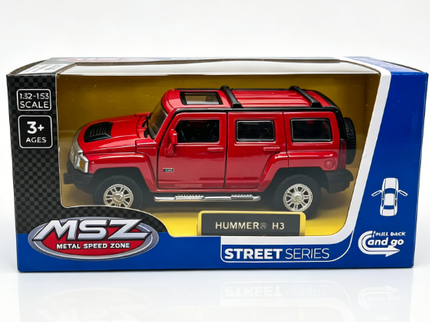 MSZ metallist mudelauto Hummer H3, skaala 1:43