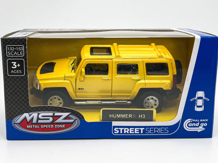 MSZ metallist mudelauto Hummer H3, skaala 1:43