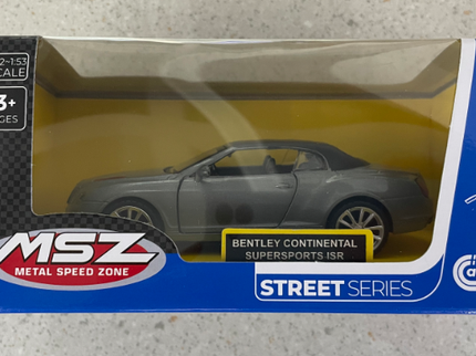 MSZ metallist mudelauto Bentley Continental Supersports ISR, skaala 1:43