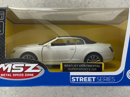 MSZ metallist mudelauto Bentley Continental Supersports ISR, skaala 1:43