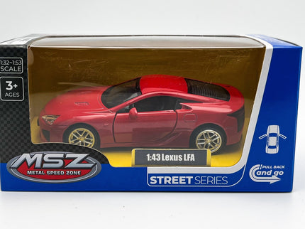 MSZ metallist mudelauto Lexus LFA, skaala 1:43