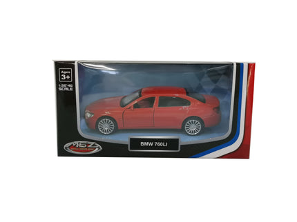 MSZ metallist mudelauto BMW 760 LI, skaala 1:46