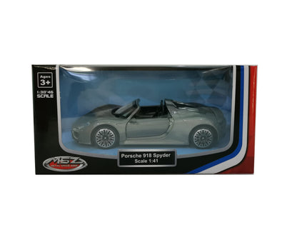 MSZ metallist mudelauto Porsche 918 Spyder, skaala 1:41