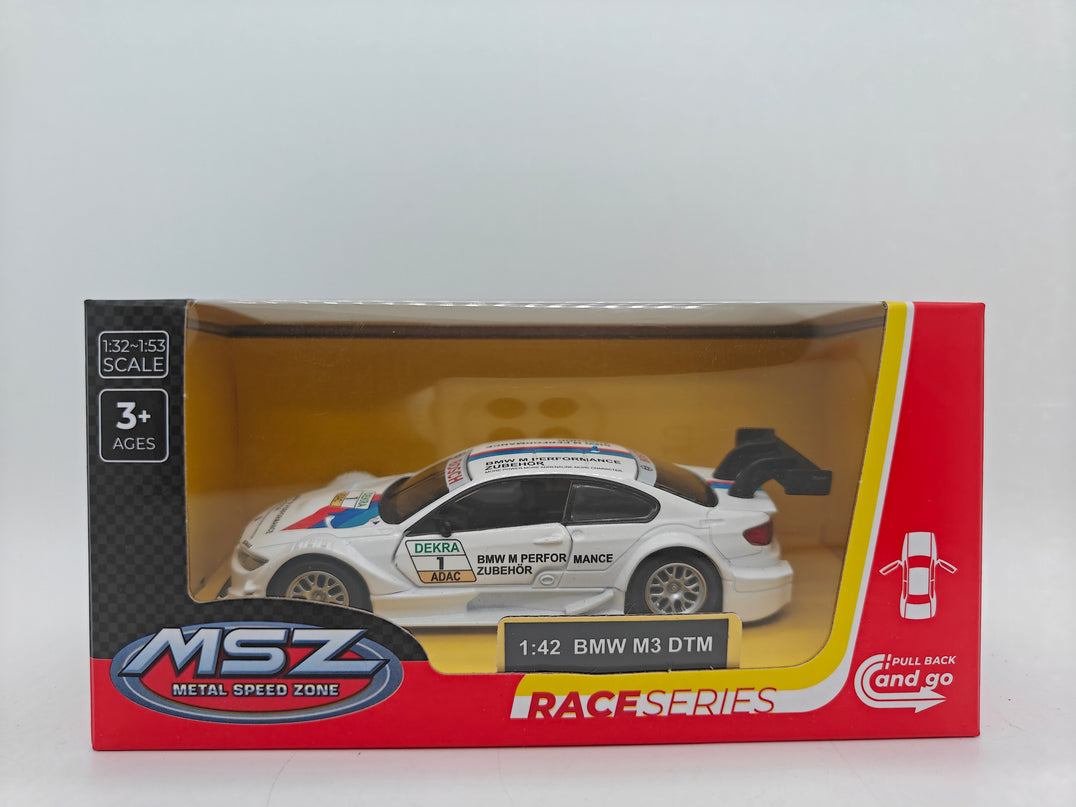 MSZ metallist mudelauto BMW M3 DTM, skaala 1:42