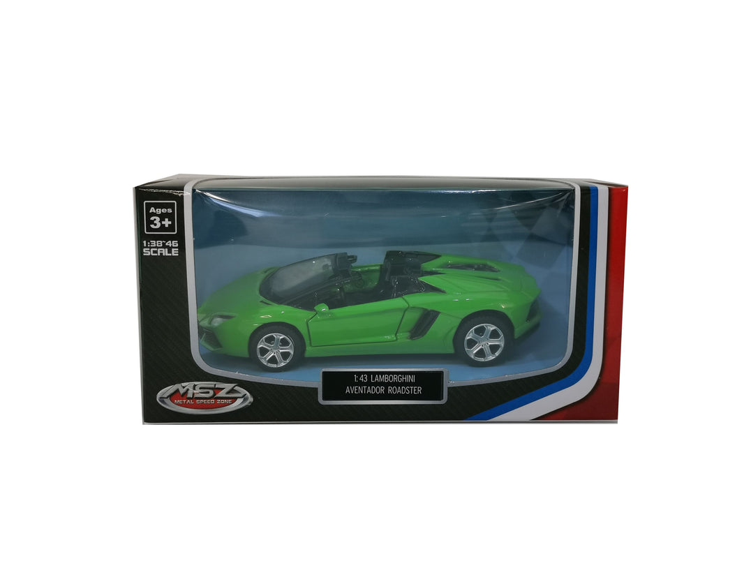 MSZ metallist mudelauto Lamborghini Aventador Roadster, skaala 1:43