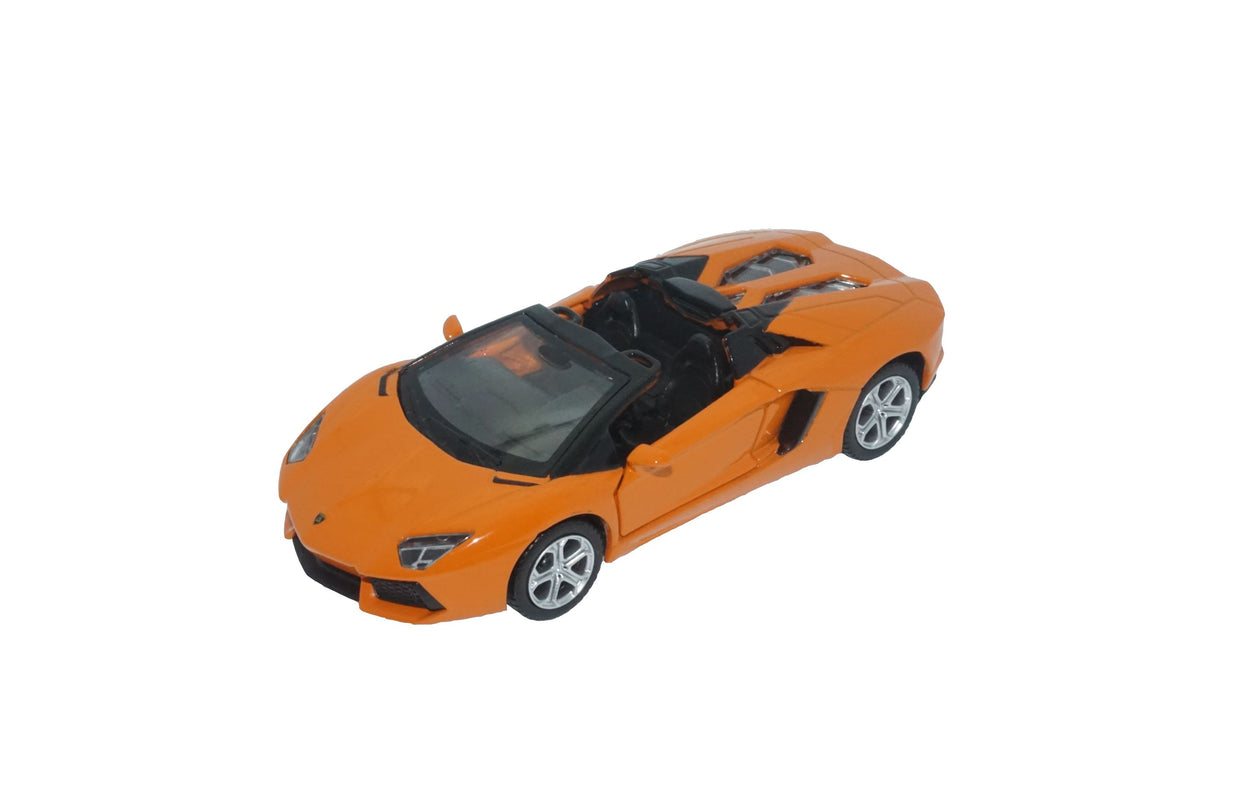 MSZ metallist mudelauto Lamborghini Aventador Roadster, skaala 1:43