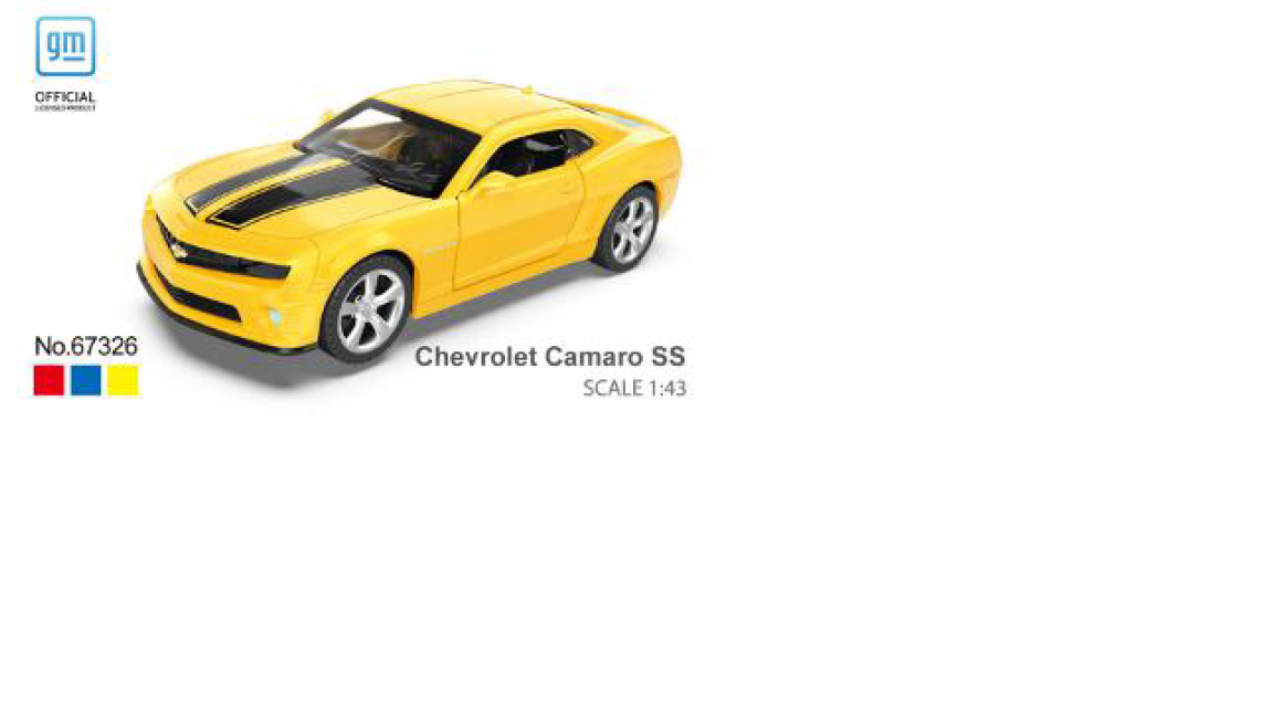 MSZ metallist mudelauto Chevrolet Camaro SS, skaala 1:43