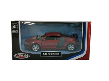MSZ metallist mudelauto Audi R8 GT, skaala 1:43