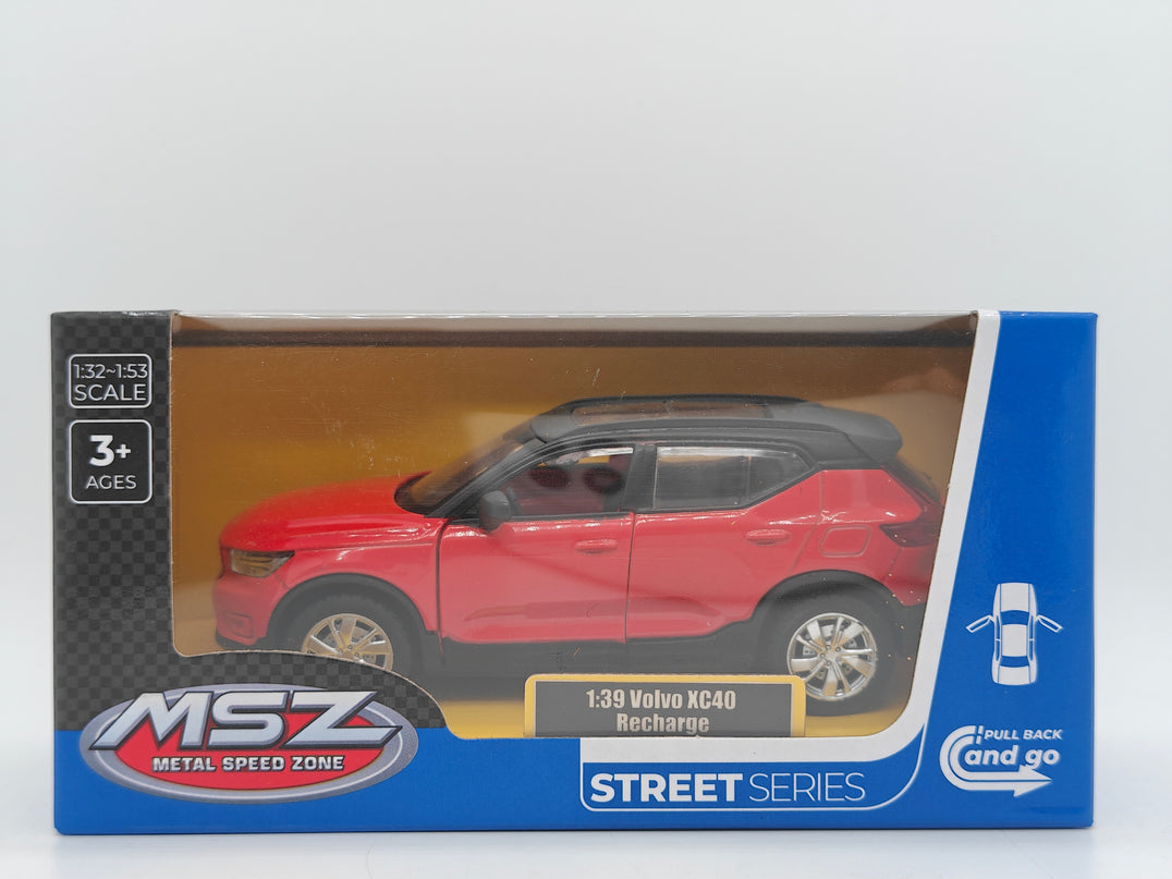 MSZ metallist mudelauto Volvo XC40 Recharge, skaala 1:39