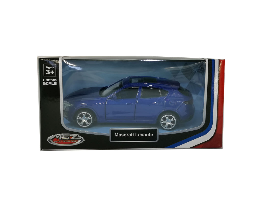 MSZ metallist mudelauto Maserati Levante, skaala 1:43