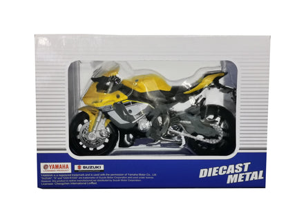 MSZ metallist mudel mootorratas YAMAHA YZF-R1, skaala 1:18