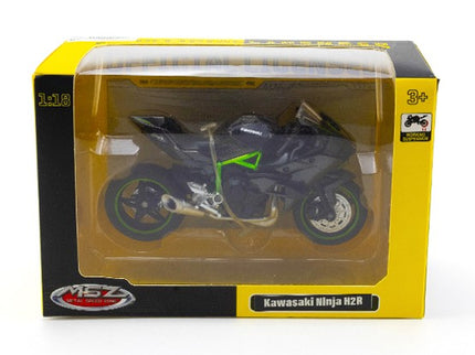 MSZ metallist mudel mootorratas Kawasaki Ninja H2R, skaala 1:18